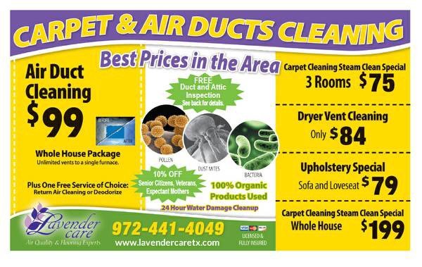 Photo of Lavender Care Air Duct & Carpet Cleaning