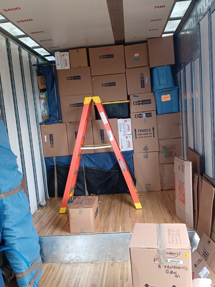 Photo of big dude moving