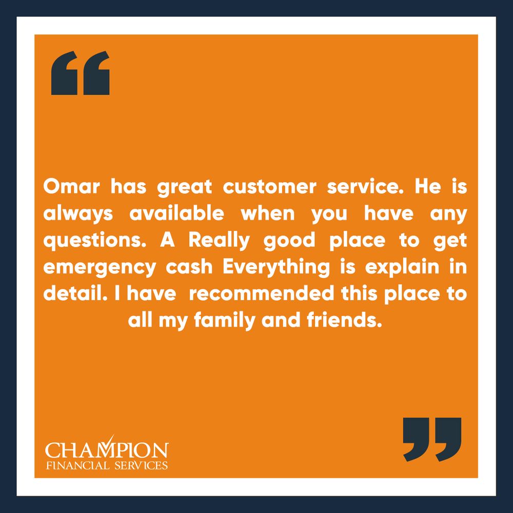 Photo of Champion Financial Services