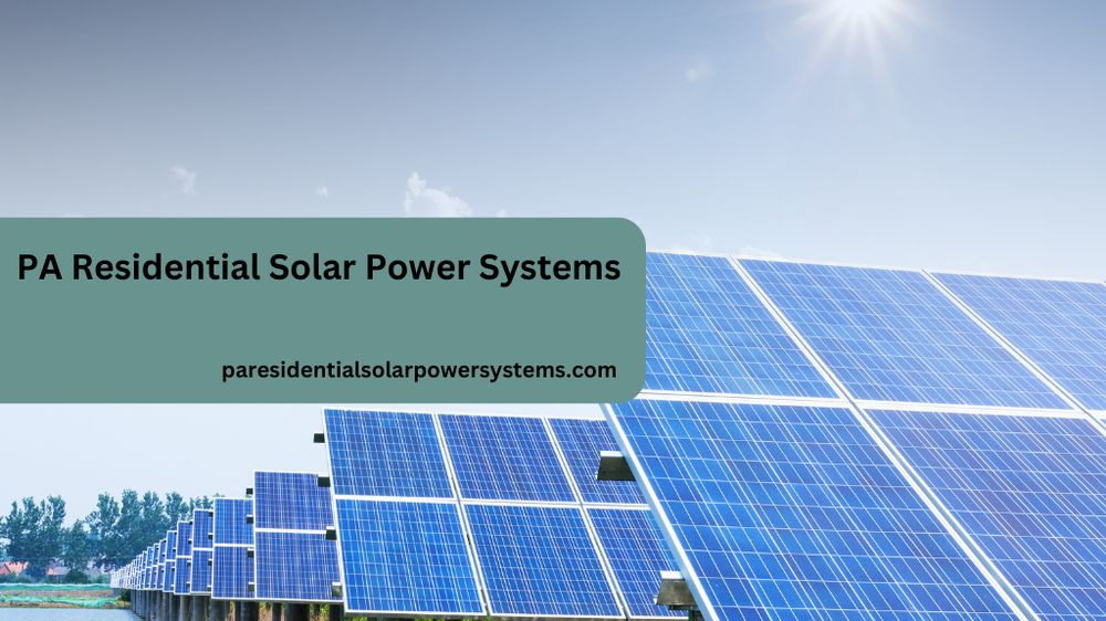 Photo of PA Residential Solar Power Systems