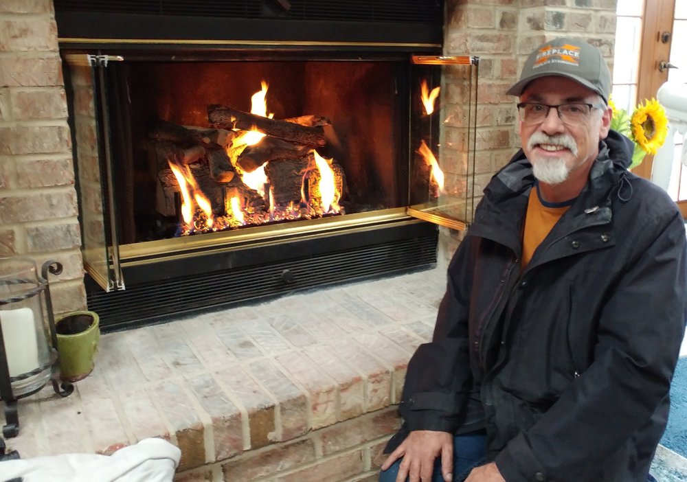Photo of A Cozy Fireplace