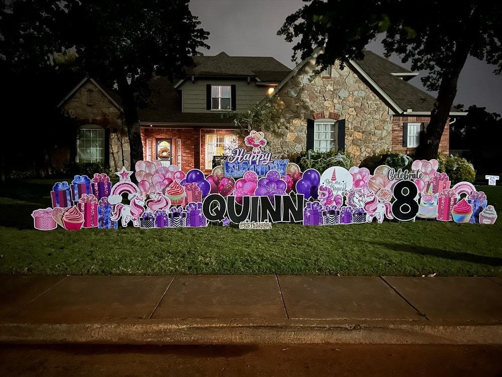 Photo of Festive Lawn Signs