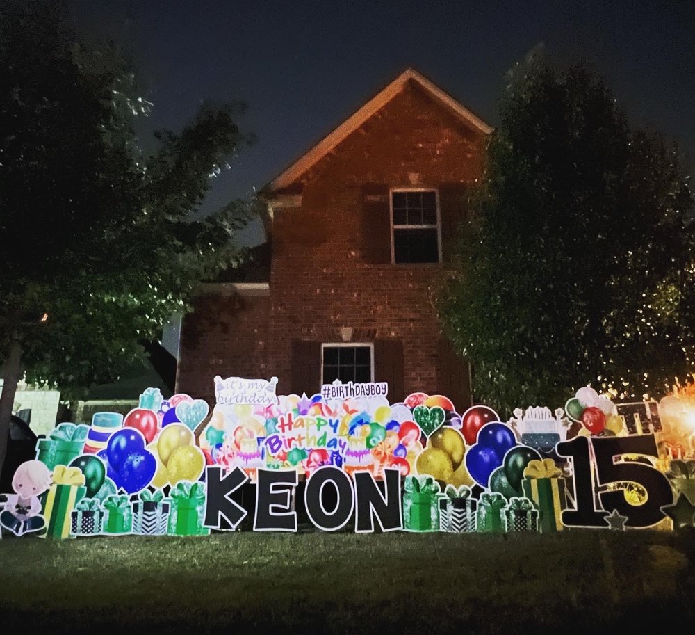 Photo of Festive Lawn Signs