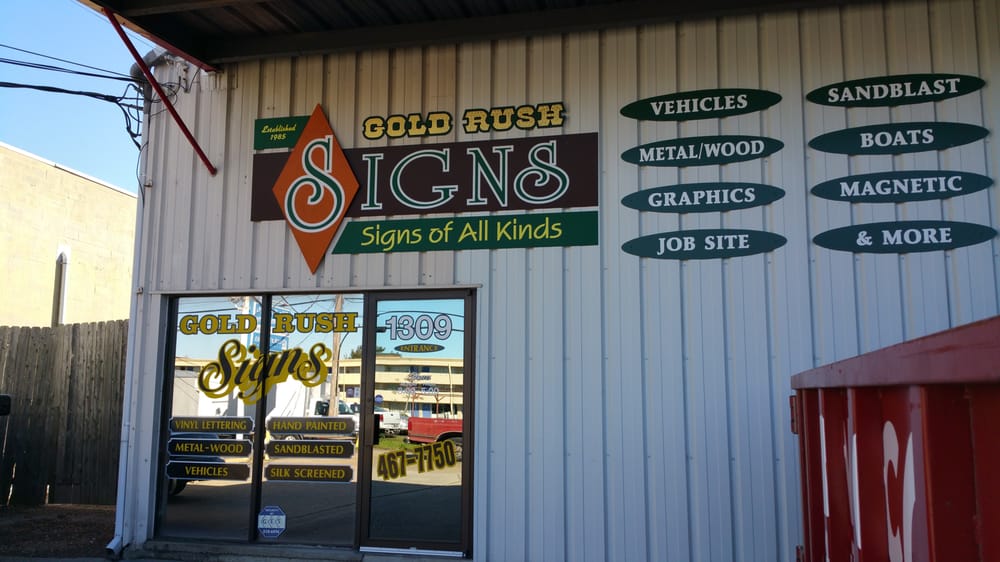 Photo of Gold Rush Signs