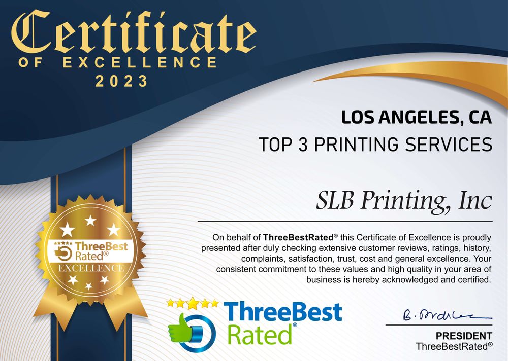 Photo of SLB Printing