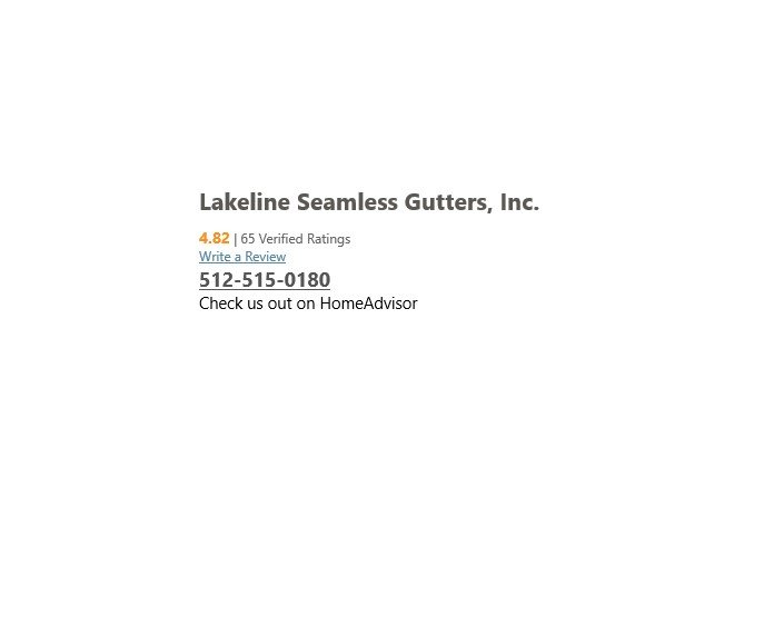 Photo of Lakeline Seamless Gutters