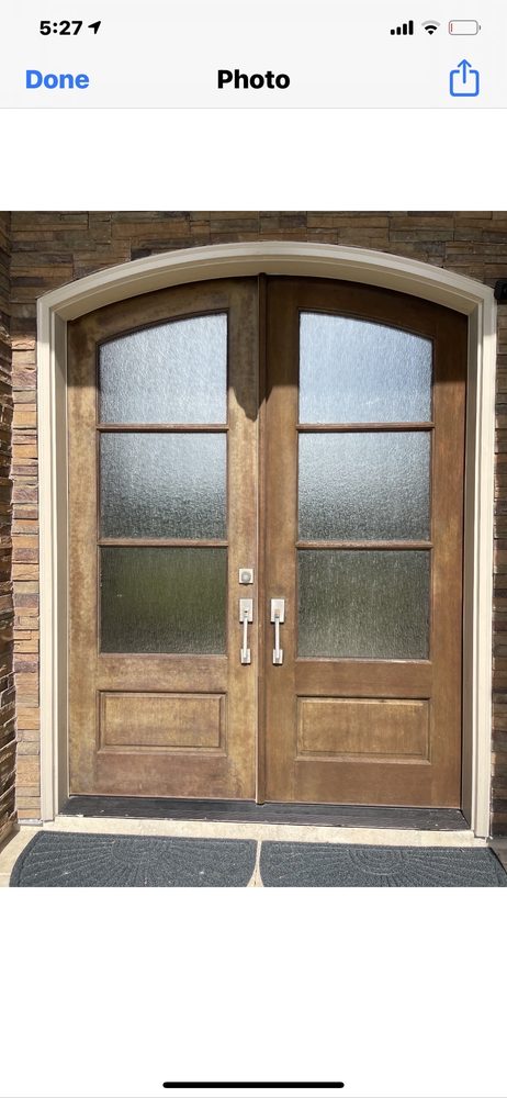 Photo of Grand Door and Antique Refinishing