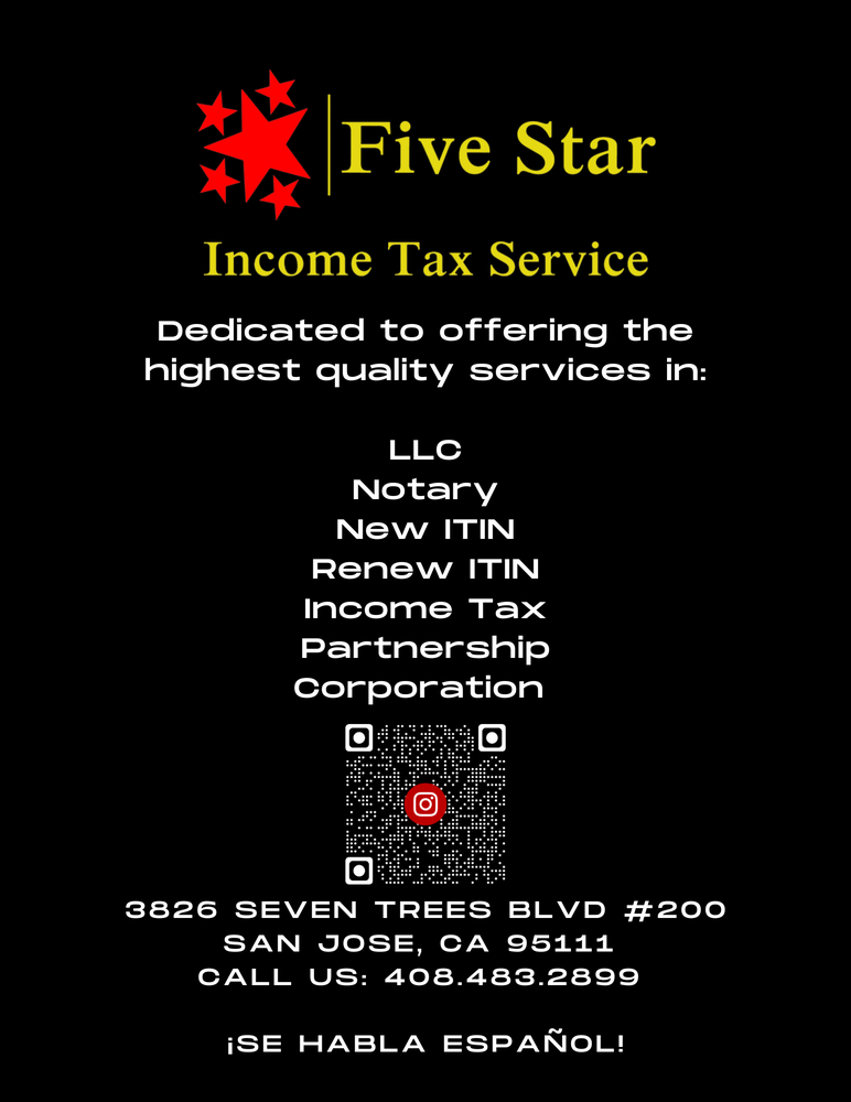 Photo of Five Star Income Tax Service