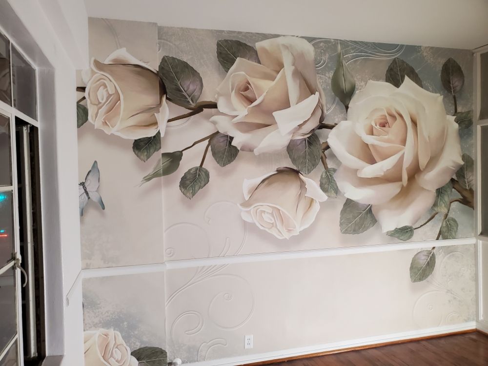 Photo of Up And Dry Wallpaper Installation