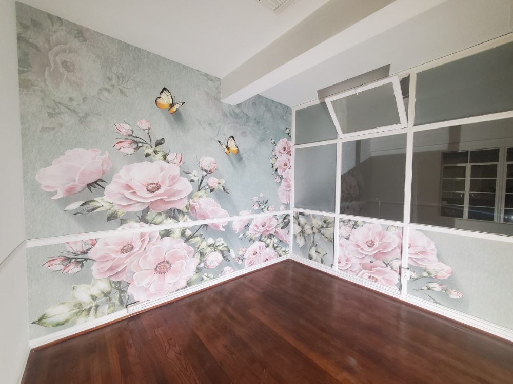 Photo of Up And Dry Wallpaper Installation