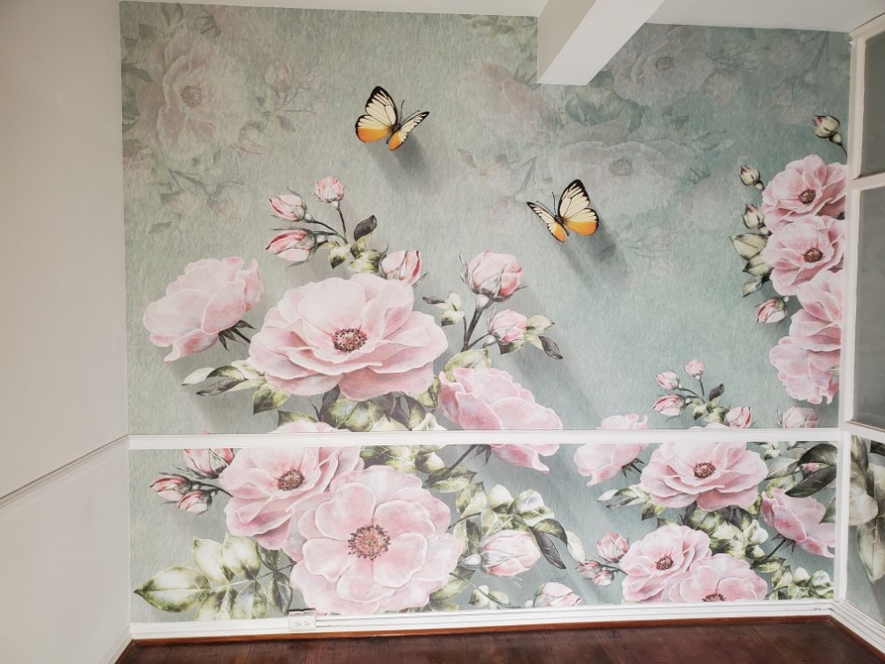 Photo of Up And Dry Wallpaper Installation