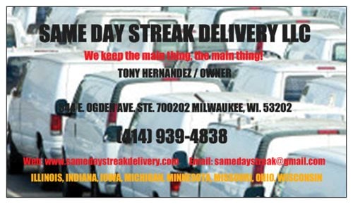 Photo of Same Day Streak Delivery, LLC