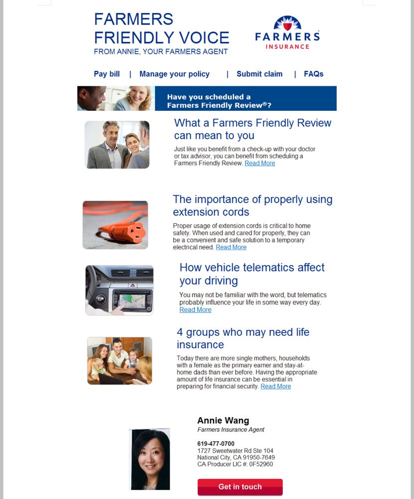 Photo of Farmers Insurance - Annie Wang