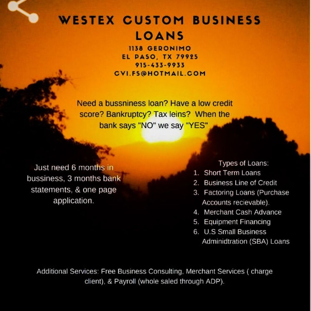 Photo of WesTex Custom Business Loans