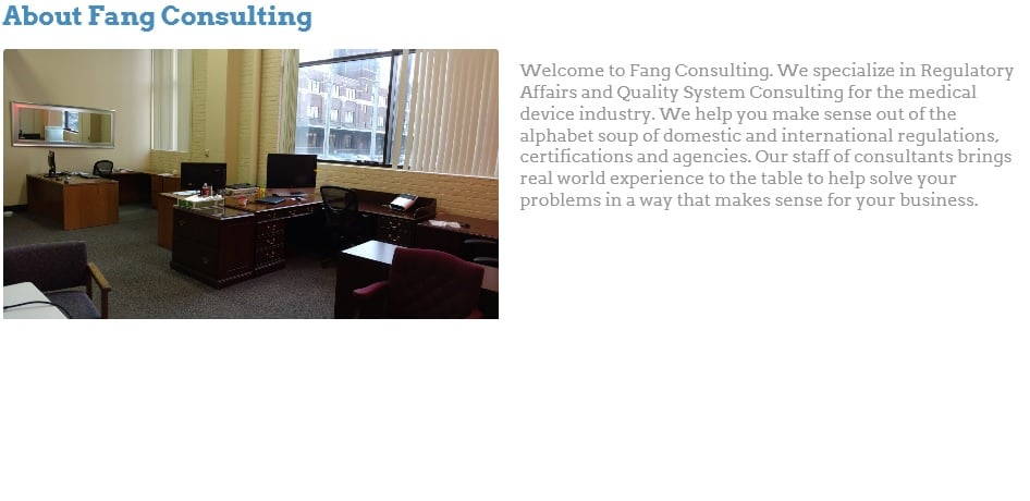 Photo of Fang Consulting