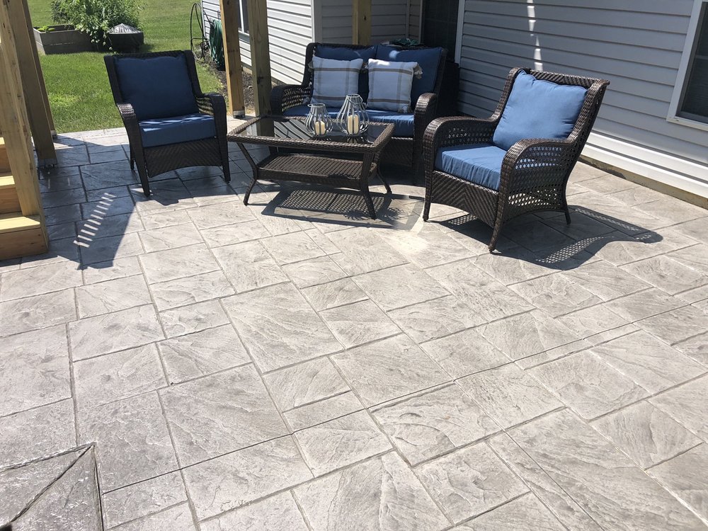 Photo of Concrete Color & Stamps