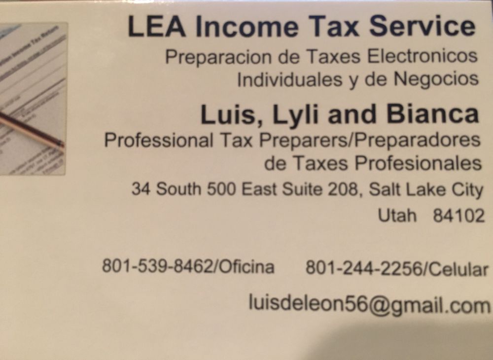 Photo of LEA Income Tax Service