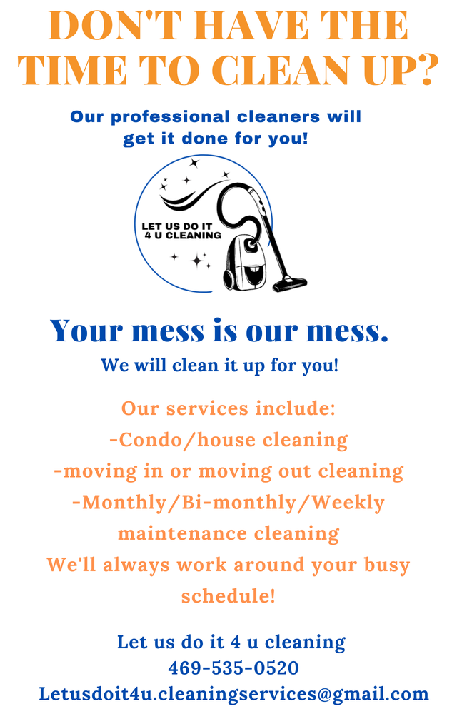 Photo of Let us do it 4 u Cleaning Services