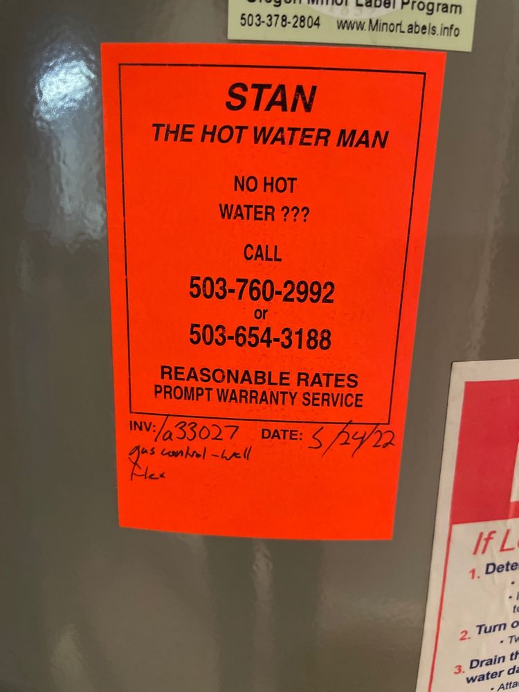 Photo of Stan The Hot Water Man