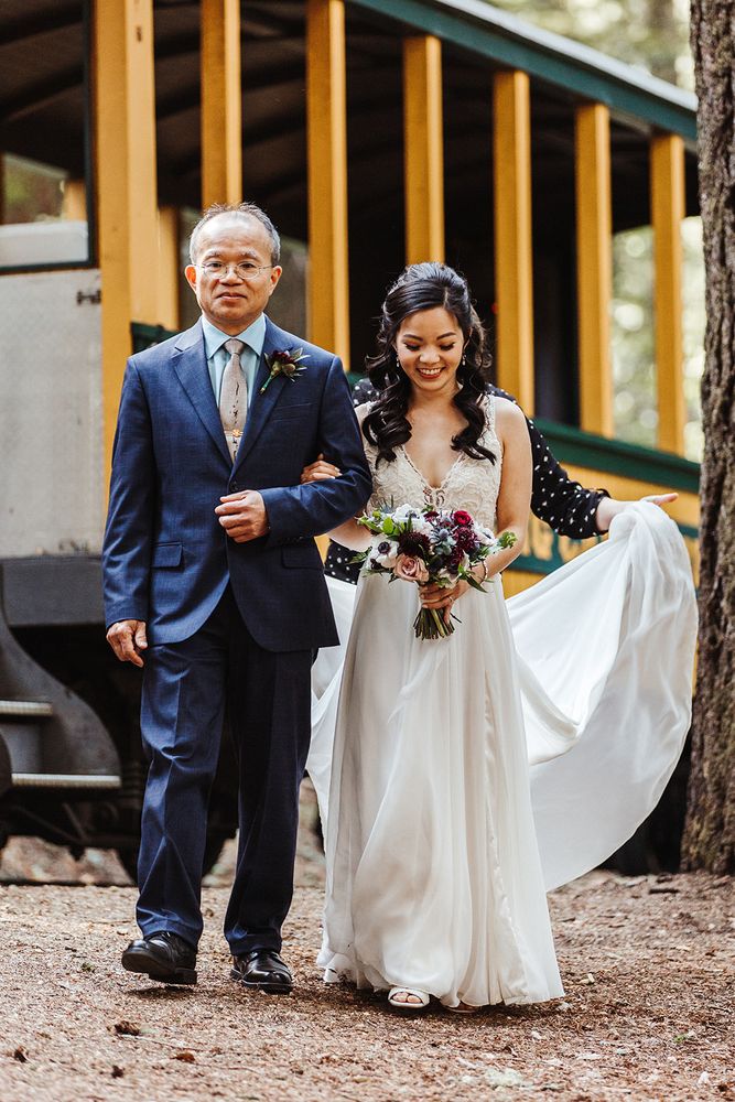 Photo of A Paper Flower Wedding