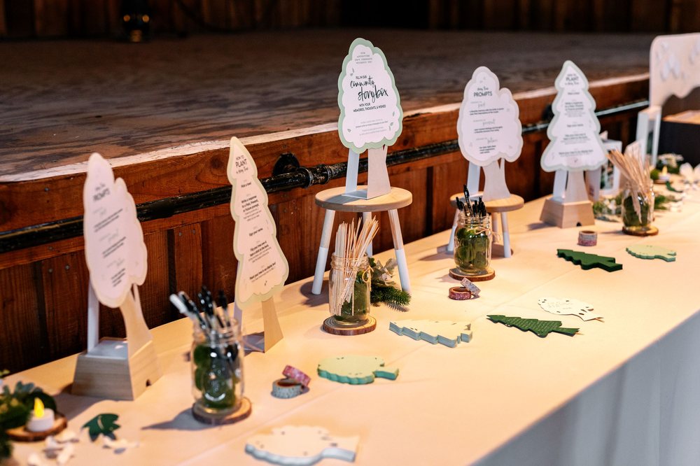 Photo of A Paper Flower Wedding