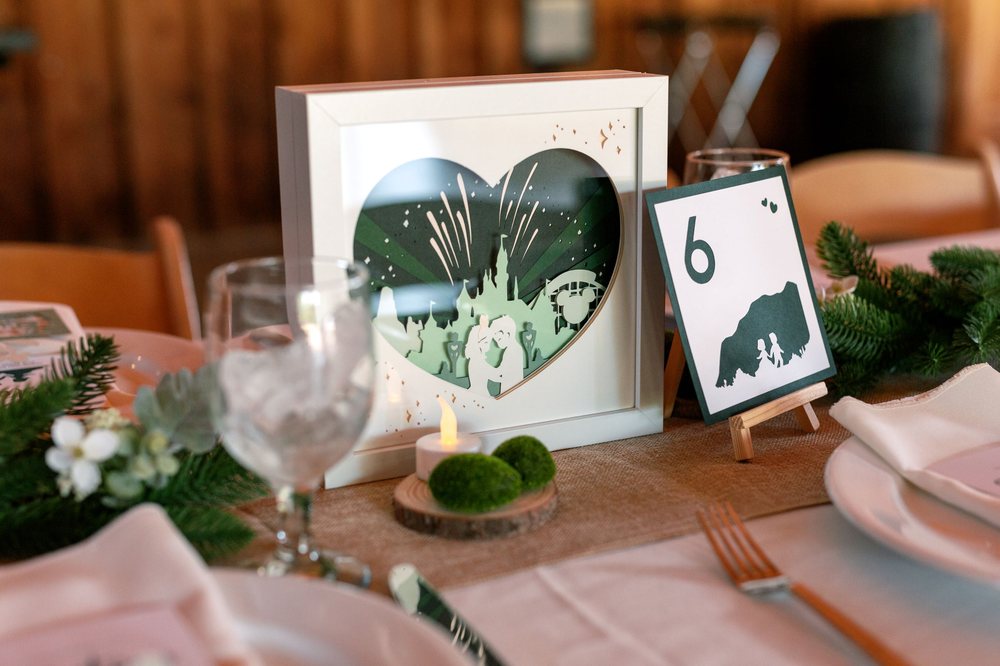 Photo of A Paper Flower Wedding