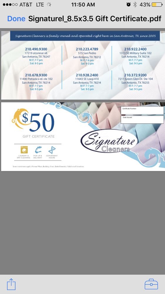 Photo of Signature Cleaners