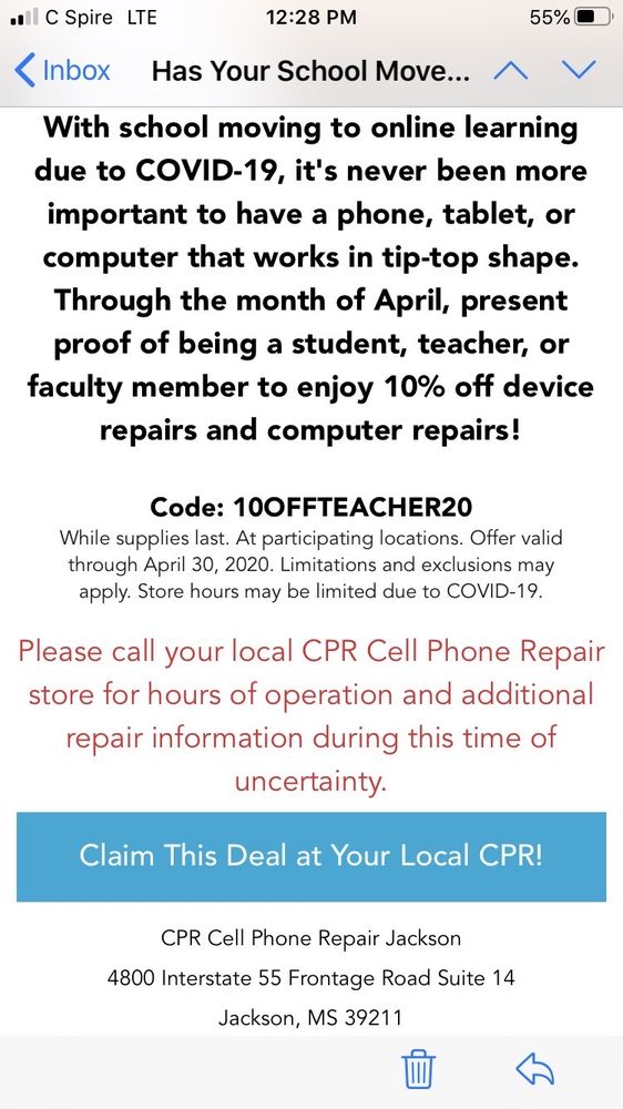 Photo of CPR Cell Phone Repair Jackson