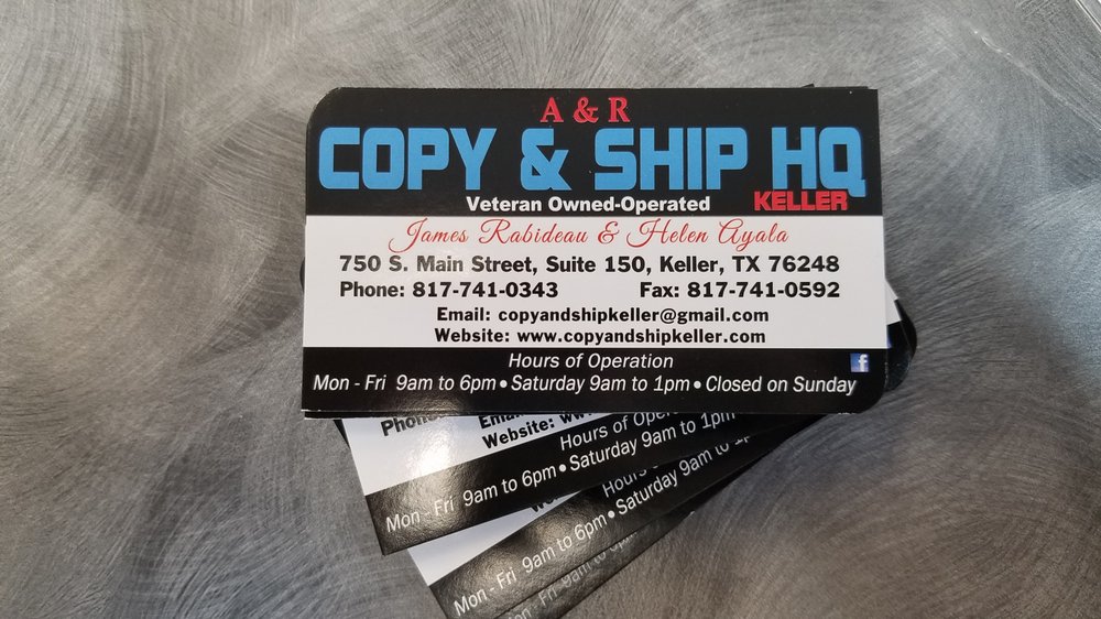 Photo of COPY AND SHIP HQ