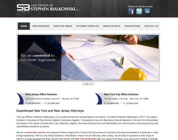Photo of Law Firm Web Design NYC