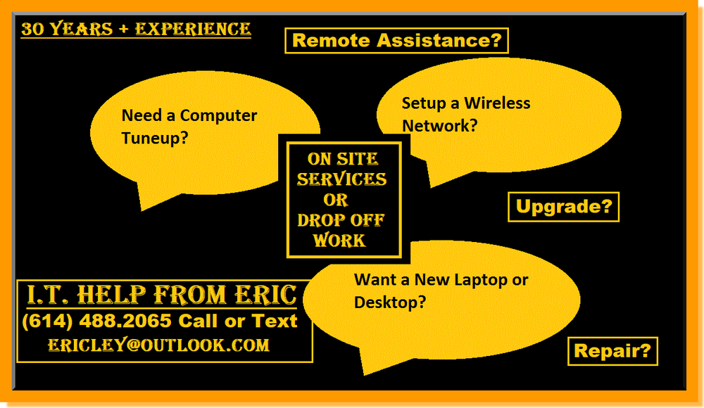 Photo of IT Help From Eric