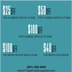 Photo of 911 Water Heater Sugar Land TX