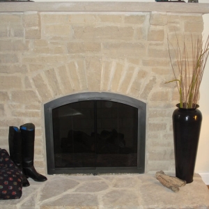 Photo of A Cozy Fireplace