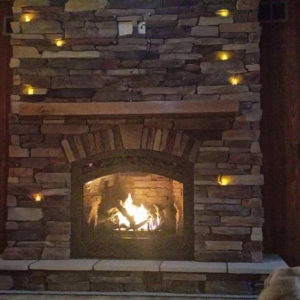 Photo of A Cozy Fireplace