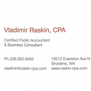 Photo of Vladimir Raskin, CPA