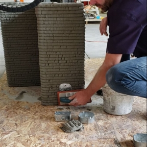 Photo of MudBots 3D Concrete Printing
