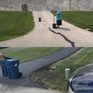 Photo of Tan drive way sealcoating
