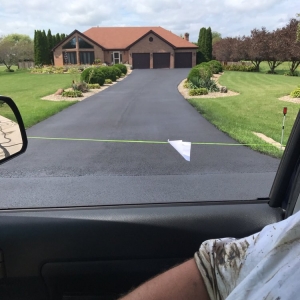 Photo of Tan drive way sealcoating
