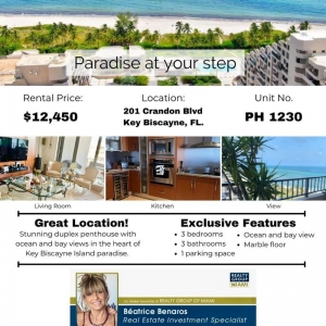 Miami Beach Beatrice Benaros - Realty Group