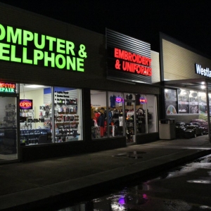Photo of Computer and Cell Phone