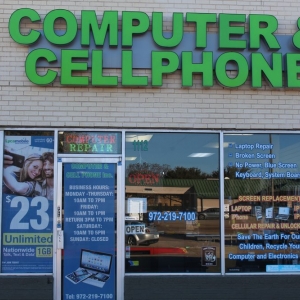 Photo of Computer and Cell Phone
