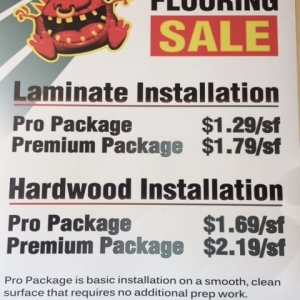 Photo of Monster Flooring Sale