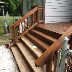 Photo of Garys deck cleaning
