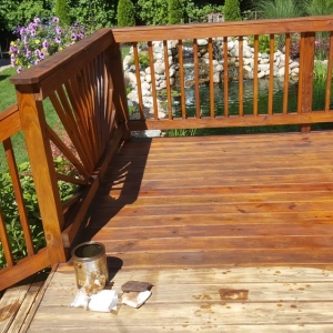 Photo of Garys deck cleaning