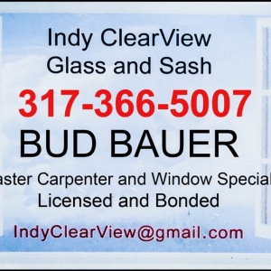Indianapolis Indy Clear View Sash And Glass