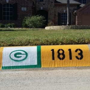 Photo of Dallas Curb Painting