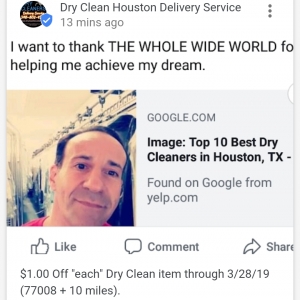 Photo of Dry Clean Houston / Delivery Service