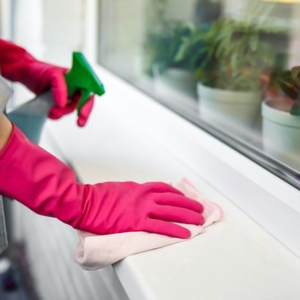 Photo of Mrs. Pearl Cleaning