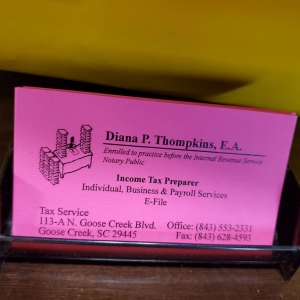 Photo of Diana P Thompkins Tax