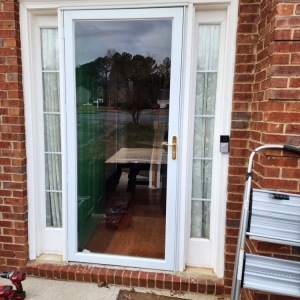 Photo of Stafford Storm Door Installation